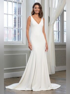 Theia Lynda Ivory Wedding Dress Bridal Size 16